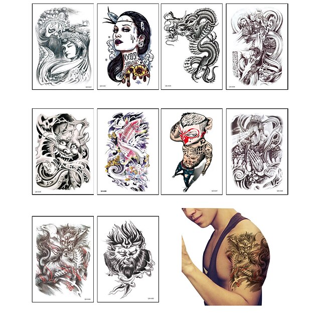 10 Tetovaci Nalepky Ostatni Non Toxicmiminko Dite Damske Panske Dospivajici Flash Tattoo Docasne Tetovani 5592659 2021 8 79