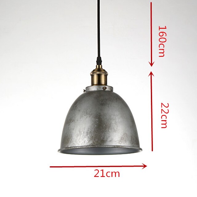 Lights & Lighting Pendant Lights | 1-Light 21cm (8.3 inch) Mini Style Pendant Light Metal Bowl Painted Finishes Modern Contempor