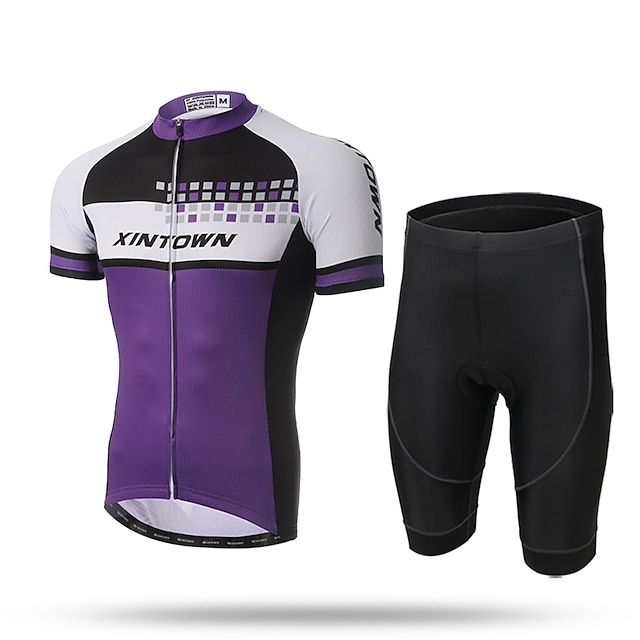 XINTOWN Outdoor Cycling Jerseys Short Sleeve Clothing Sports Set Men S-XXXL 