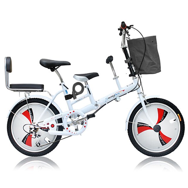  Folding Bike Cycling 3 Speed 20 Inch Double Disc Brake Springer Fork Monocoque Ordinary / Standard Aluminium Alloy / Steel / Yes / #