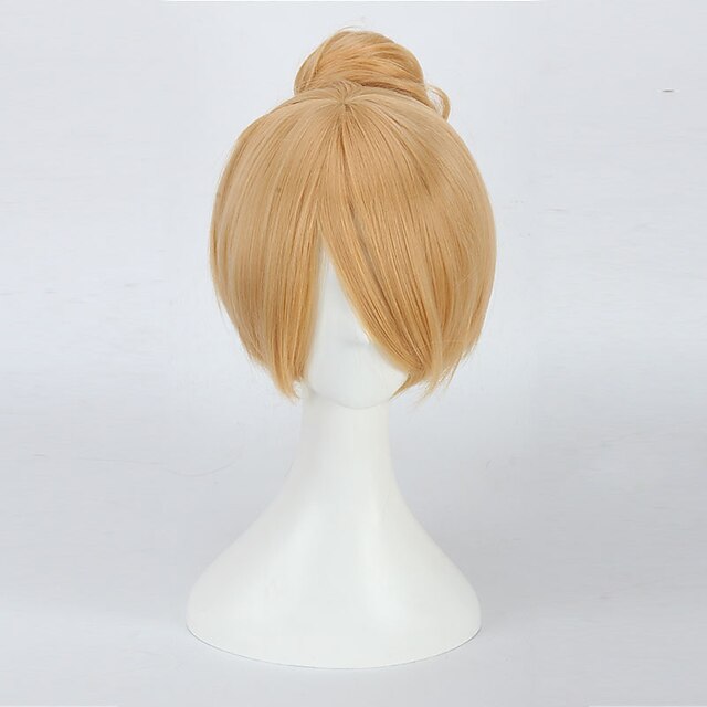  Perruque de cosplay Perruque Synthétique Droit Droite Perruque Blond Moyen Blond Cheveux Synthétiques Femme Blond