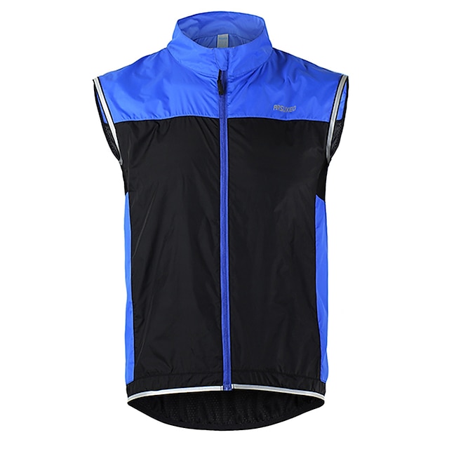 Arsuxeo Men's Cycling Vest High Visibility Windproof Breathable Quick ...