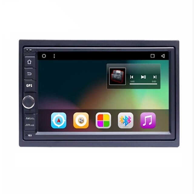  7inch 2 Din 1024 x 600 Android6.0 Auto DVD-speler voor Universeel - AVI CD VCD MP3 JPEG MP4 DVD-VR RM RMVB CDG  WAV FLV DAT JPG GIF PNG