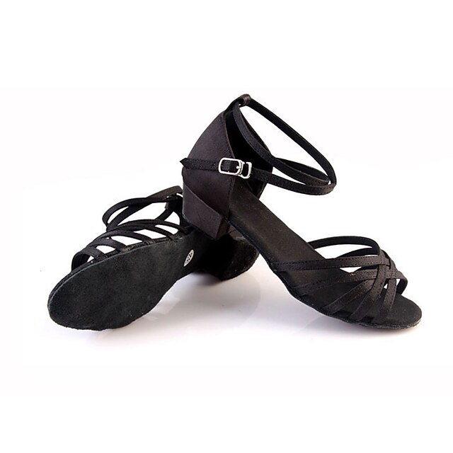 Chaussures De Danse Latine Noires Pour Hommes, Chaussures De Perfornce De Scèn