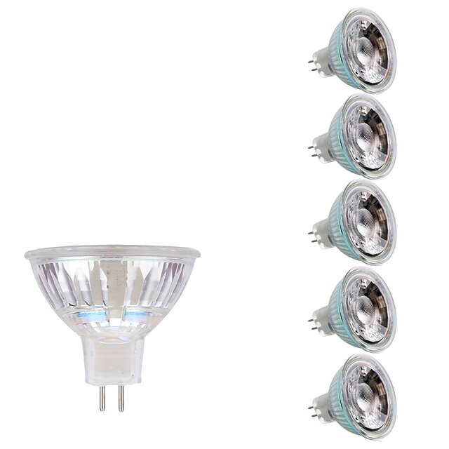  GMY® 6pcs 3 W LED-spotpærer 250 lm GU5.3(MR16) MR16 1 LED perler COB Varm hvit Kjølig hvit 12 V / 6 stk. / RoHs