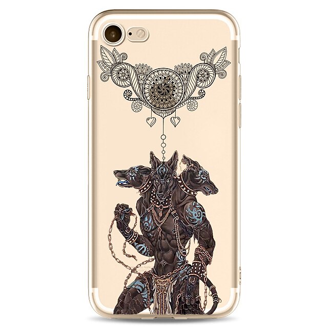 For Iphone 7 7plus 6s 6plus Case Cerberus Pattern High Permeability Tpu Material 22 3 99