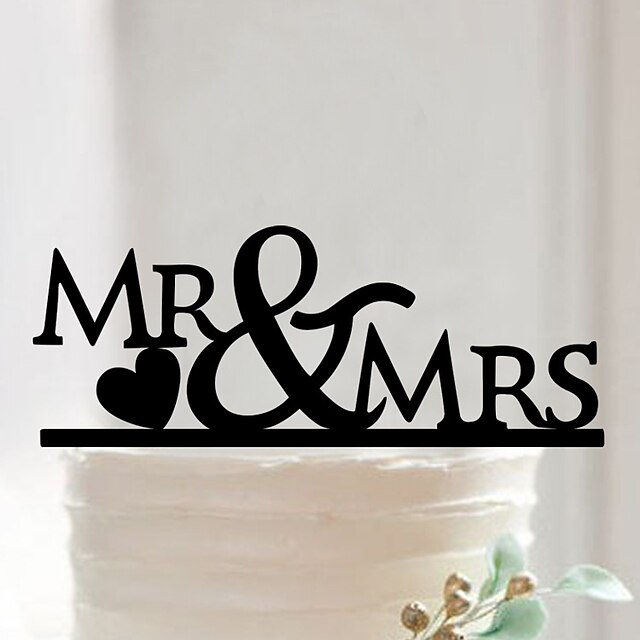 Cake Topper Garden Theme / Asian Theme / Floral Theme Acrylic Wedding / Anniversary / Bridal Shower with 1 pcs Gift Bag
