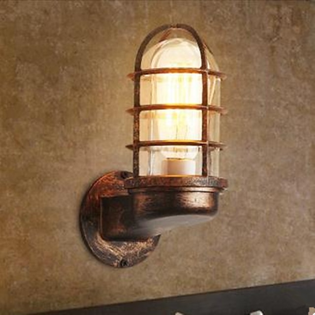  Rustico / campestre Lampade da parete Metallo Luce a muro 110-120V 220-240V 40 W / E26 / E27