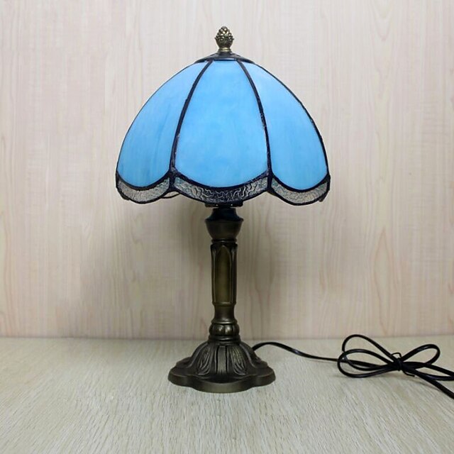  20*36CM Contemporary Household Contracted Hotel Cafe Bar Glass Art Desk Lamp Light Led