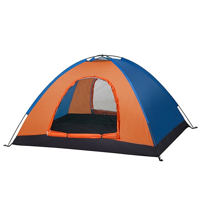  2 Personas Tienda Doble Carpa para camping Una Habitación Impermeable Portátil Utra ligero (UL) Resistente al Viento A prueba de polvo