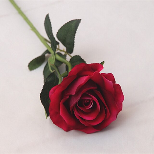  1 Stück hochwertige love`r Rosen Simulation Blume künstliche Blume Hauptdekoration