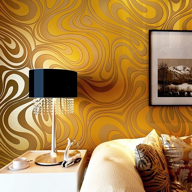  Wallpaper Non-woven Paper Wall Covering Adhesive Required 3D 840*70 cm