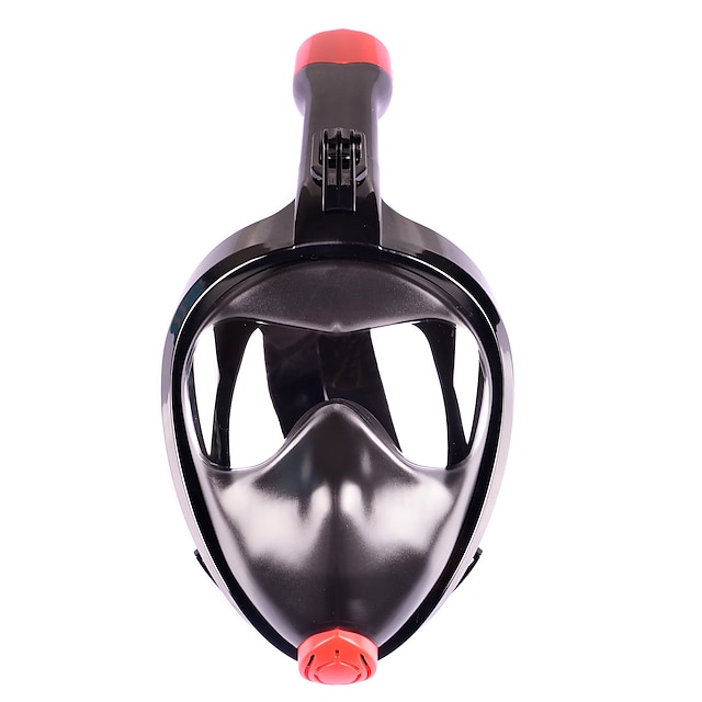  Diving Mask Full Face Mask Underwater 180 Degree View Leak-Proof Waterproof Anti Fog Dry Top Single Window - Swimming Diving Scuba Silicone - For Adults Black Pink Blue