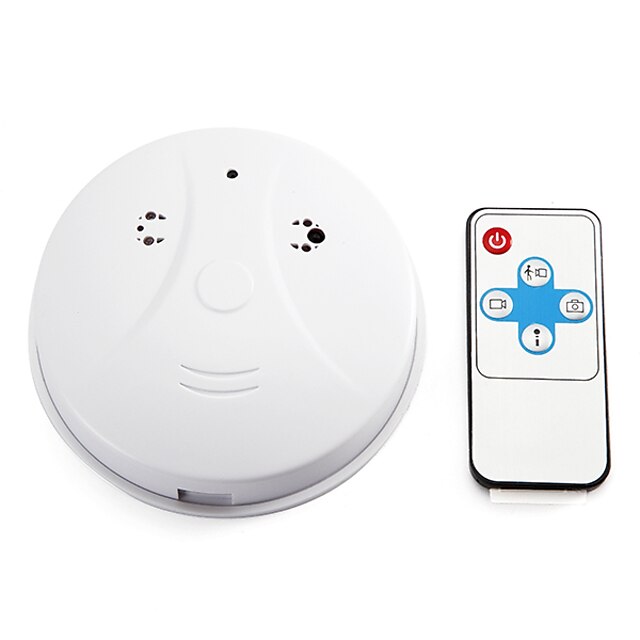  mc37 720p 2mp wi-fi câmera remota de vigilância detector de fumaça monitoramento dv com