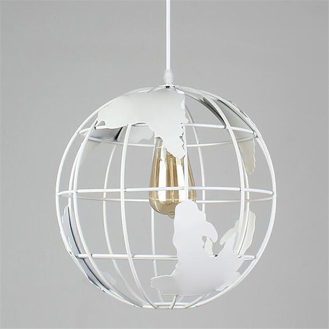 Lights & Lighting Pendant Lights | 1-Light 20cm Vintage Creative Terrestrial Globe Pendant Lights Living Room Restaurant Kids Ro