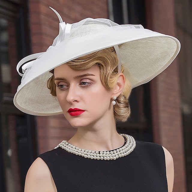 Flax Net Headpiece-Wedding Special Occasion Casual Fascinators Hats 1 ...