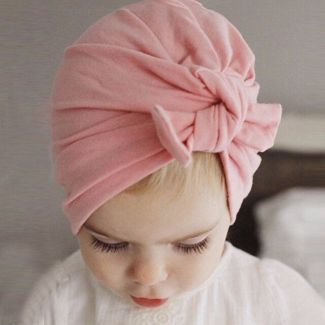  Toddler Boys' / Girls' Cotton Hats & Caps Blue / Purple / Blushing Pink One-Size / Hair Tie