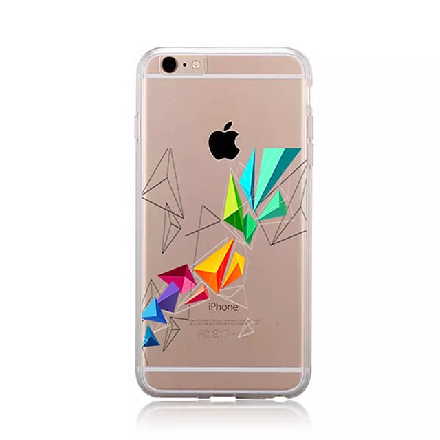  Custodia Per Apple iPhone X / iPhone 8 Plus / iPhone 8 Fantasia / disegno Per retro Geometrica Morbido TPU