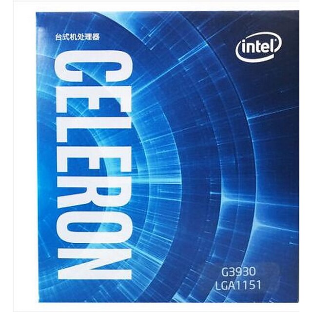  Intel Procesador de la computadora CPU Pentium G3930 2 Núcleos 2 2.9 LGA 1151