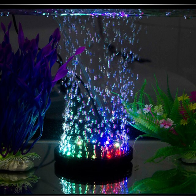 Waterproof Aquarium Lighting Submersible Led Bubble Air Light Colorful