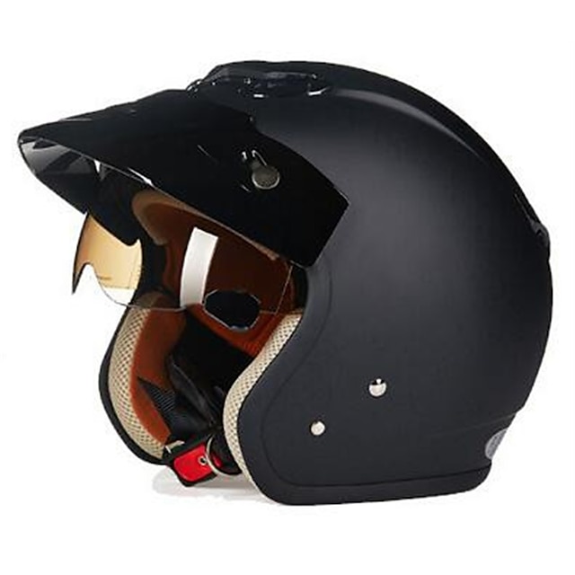 REUS Half Helmet Adults Unisex Motorcycle Helmet  Antifog / Breathable