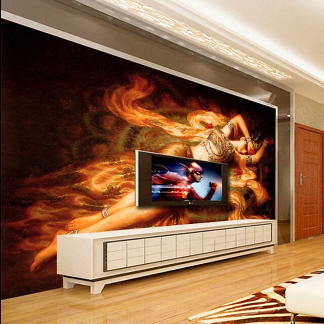 Mural Canvas Wall Covering Adhesive required Art Deco / 3D 2023 US