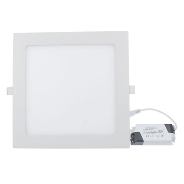  zdm® 1pc 15w 75 leds σε εσοχή / εύκολη εγκατάσταση led panel panels / led downlights φυσικό λευκό / κρύο άσπρο / ζεστό λευκό 85-265v τρύπα mount 180mm