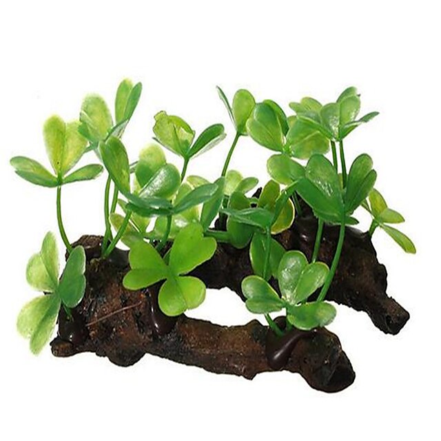  Artificial Turtle Tree Trunk Driftwood Aquarium Fish Tank Reptile Cylinder Making Roots Plant Wood Decoration Ornament