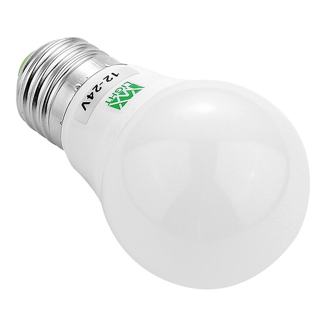  E27/E26 5730SMD 3W 6LED Warm White Cool White LED Bulb LED No Flicker High Brightness LED Globe Bulbs 12V 12-24V