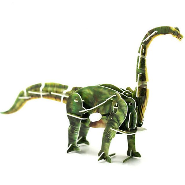  قطع تركيب3D تركيب تركيب خشبي ديناصور الحيوانات 1 pcs للأطفال للبالغين للصبيان للفتيات ألعاب هدية