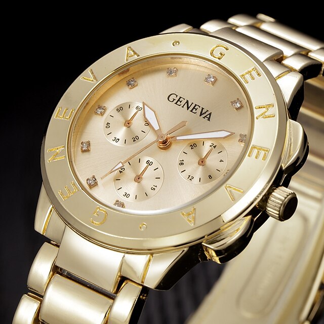  Damen Armbanduhr Goldene Uhr Quarz damas Cool Analog Gold Silber Rose / Ein Jahr / Edelstahl / Edelstahl