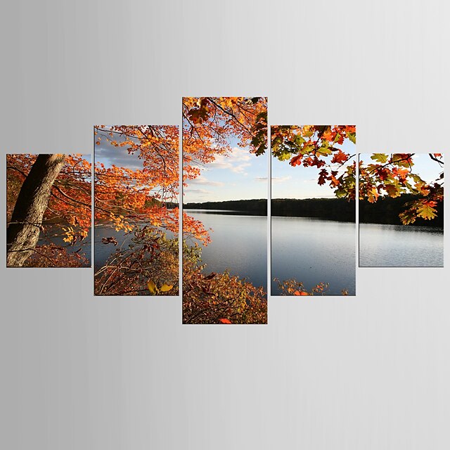  С картинкой Фотографические отпечатки - Пейзаж Классика Modern 5 панелей