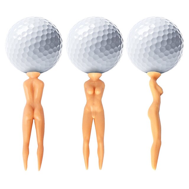  Golf Tee Golf Accessories Waterproof Portable Decoration Plastic for Golf 50 pcs