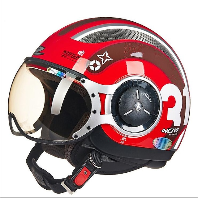  Zhus motocicleta capacete momo modelagem pedal metade capacete retro halley voando capacete 218c