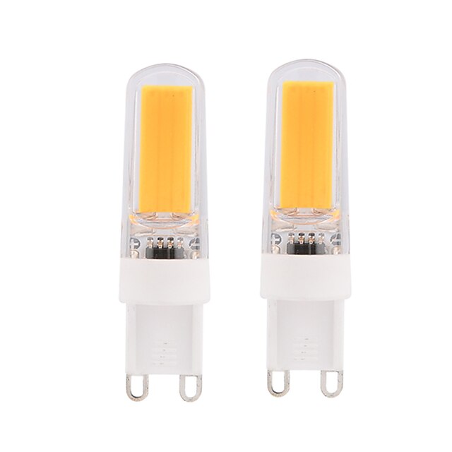  Brelong 2 pcs 3 w 1led dimmable milho luz ac220v branco / branco quente / g4 / g9 / e14