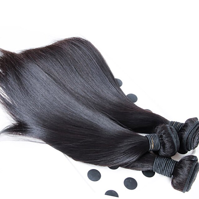  Human Hair Remy Weaves Straight / Classic Malaysian Hair 500 g More Than One Year Daily