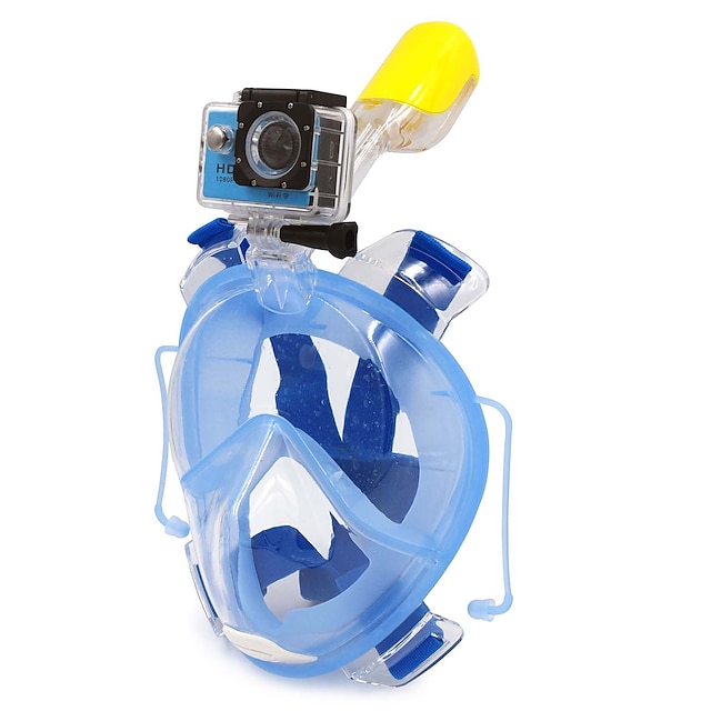  WINMAX Dykning Masker Helmaske Enkelt Vindue - Svømning Silikone - Til Voksen Sort / 180 grader / Anti-Tåge