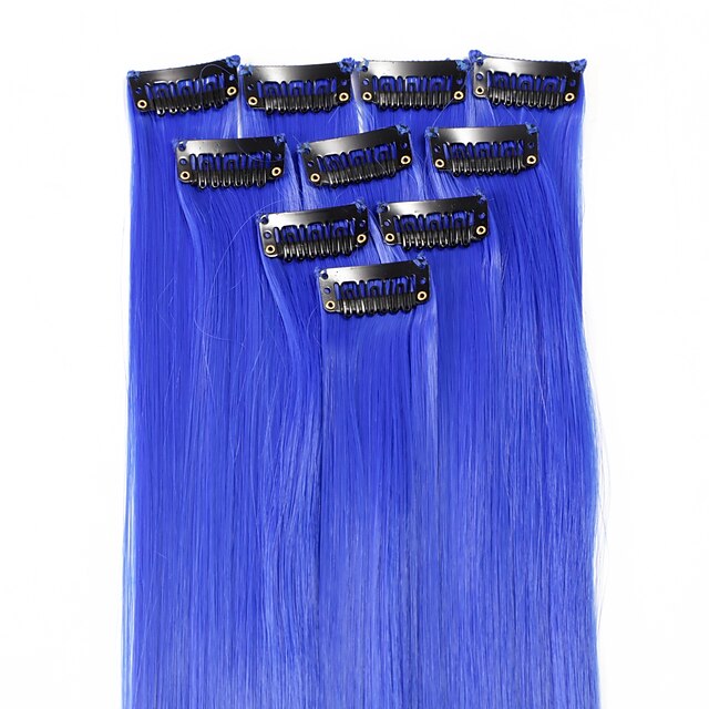  Neitsi Κλασσικά Συνθετικά μαλλιά 18χιλ Hair Extension Κουμπωτό 1pack Γυναικεία Καθημερινά