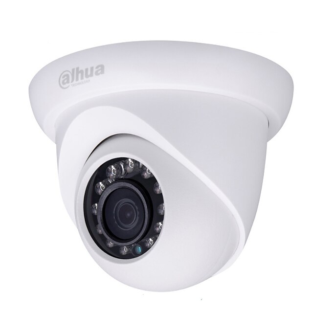  Dahua® IPC-HDW1320S 3MP IR IP Dome Camera Built-in PoE and Night Vision NAS Storage