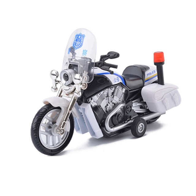  Carros de Brinquedo Veículos de Metal Motocicletas de Brinquedo 1:28 Carro Moto Cavalo Simulação Música e luz Metal Motocicletas Carro de Polícia Unisexo Crianças Dom