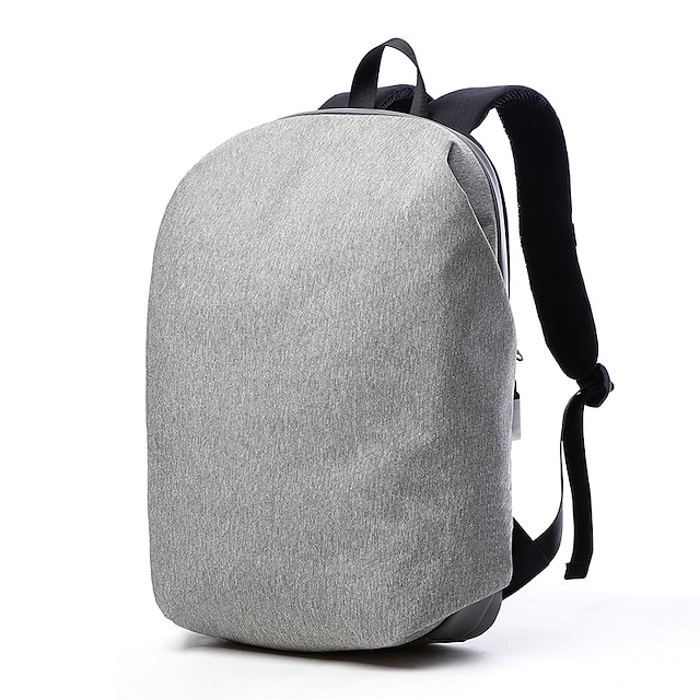  Tuguan 15.6 Inch Laptop Commuter Backpacks Textile Solid Color for Business Office for Colleages & Schools for Travel Shock Proof