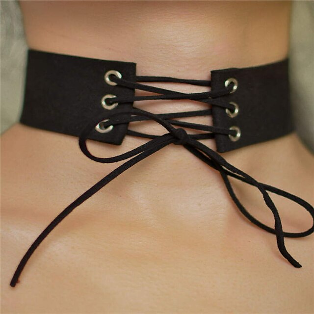 Halsketten For Damen Alltag Täglich Stoff Schleife