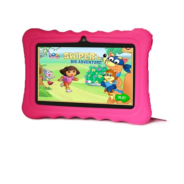  7 ίντσεςch Τα παιδιά Tablet (Android 4.4 1024*600 Quad Core 512 MB RAM 16GB ROM)