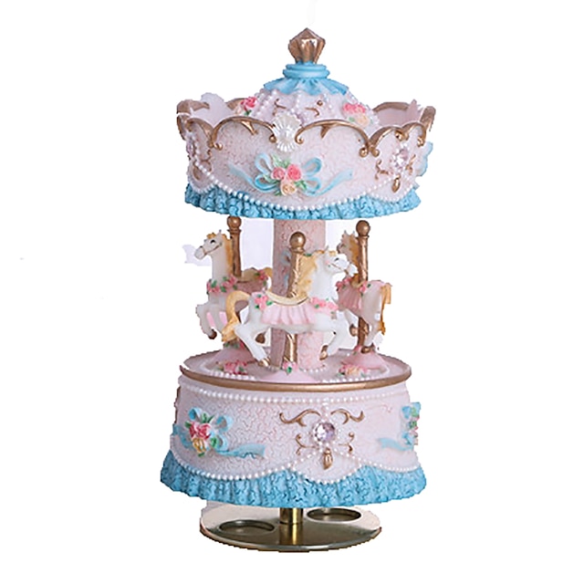  Music Box Carousel Music Box Unique Women's Girls' Kid's Adults Graduation Gifts Toy Gift