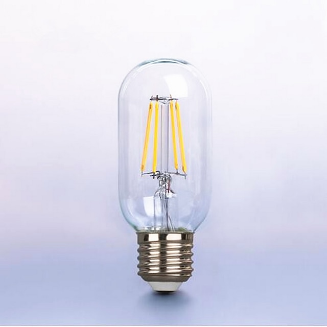  1pc 6 W Ampoules à Filament LED 500 lm E26 / E27 T45 6 Perles LED COB Décorative Blanc Chaud 220-240 V / 1 pièce / RoHs