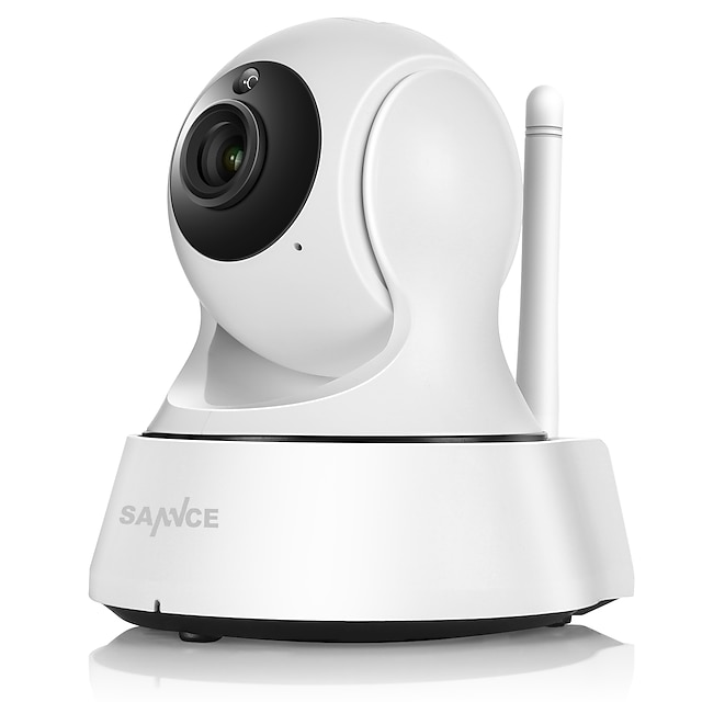  sannce® trådlös ip kamera övervakningskamera wifi 720p nattsyn cctv kamera baby monitor