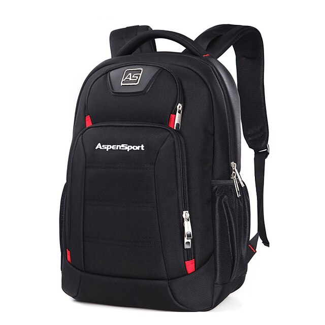  AspenSport 17 Inch Laptop Commuter Backpacks Oxford cloth Solid Color for Business Office for Colleages & Schools for Travel Shock Proof