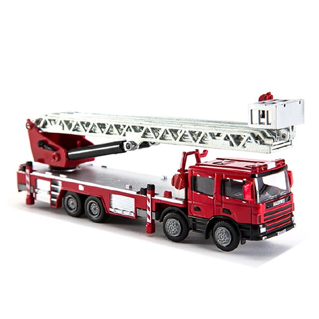  01:50 Metalic Plastic Vehicul Pompieri Toy Trucks & Vehicule de constructii Jucării pentru mașini Băieți Fete Pentru copii Adulți Jucării auto