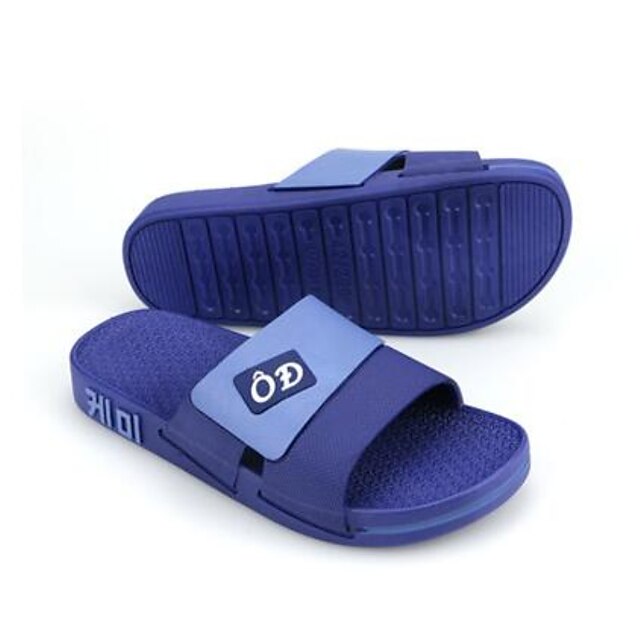  Men's Shoes Rubber Spring Comfort Slippers & Flip-Flops for Casual Black Navy Blue Pink