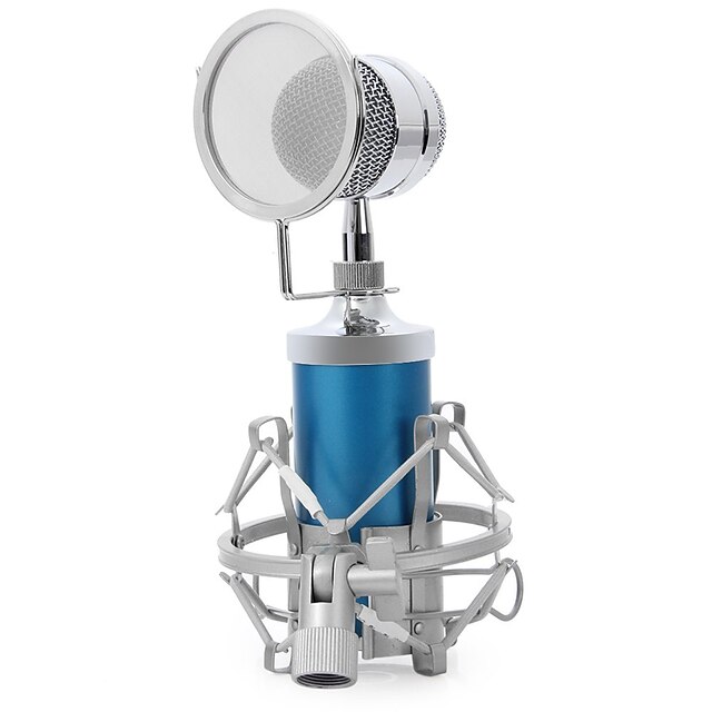  A Fil Microphone à Condensateur Microphone de Karaoké 3.5mm pour l'enregistrement et la diffusion en studio